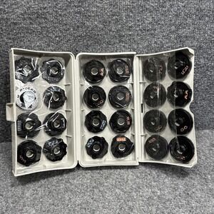 Vintage RICCAR Sewing Machine Stitch Cam Discs Set‎ of 24 Patterns in Case